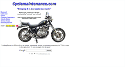 Desktop Screenshot of motorcyclemaintenance.com